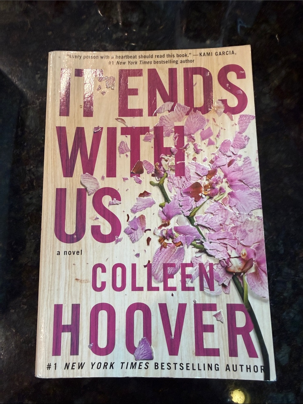 It Ends With Us Hardcover - Pink Floral Cover